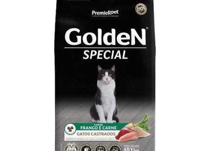 GOLDEN SPECIAL GATOS CASTRADOS FRANGO/CARNE 10,1KG