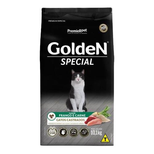 GOLDEN SPECIAL GATOS CASTRADOS FRANGO/CARNE 10,1KG