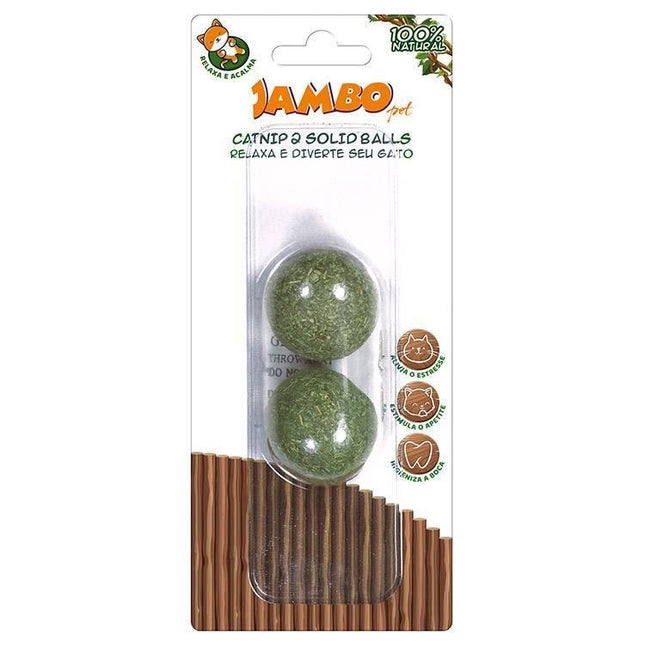 JAMBO CATNIP 2 SOLID BALLS