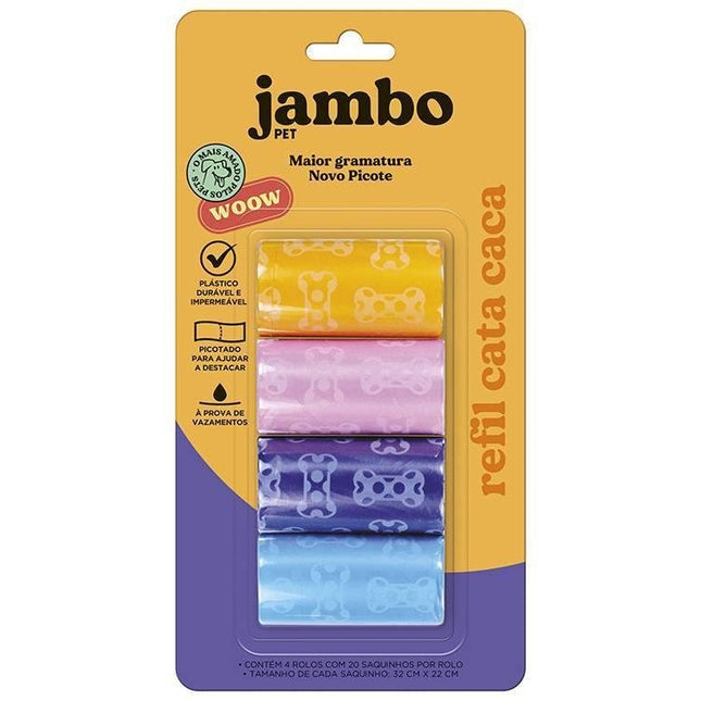 JAMBO REFIL SACOLAS BASIC C/4 ROLOS