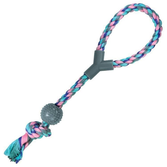 JAMBO BRINQ. CORDA LANCE PLASTIC BOLA PASTEL