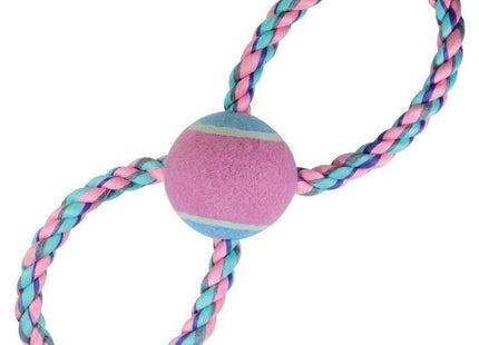 JAMBO BRINQ. CORDA 8 BOLA TENIS PASTEL