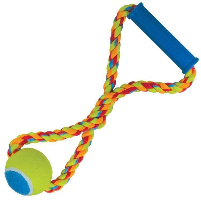 JAMBO BRINQ. CORDA PUXA BOLA TENIS COLOR