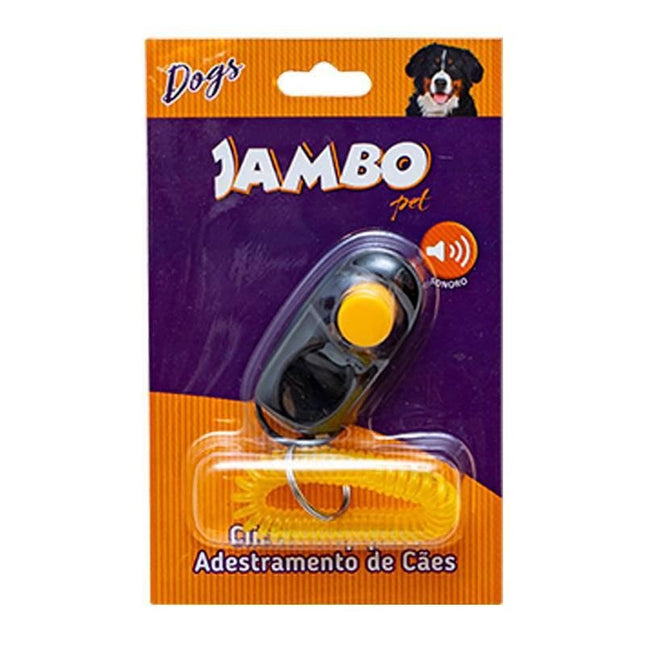 JAMBO CLICKER PRETO POP ADESTRAMENTO DE CAES