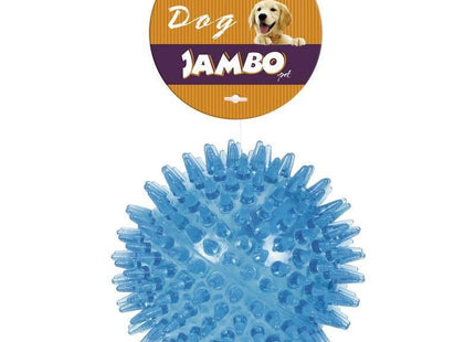 JAMBO BOLA TPR GD AZUL ESPINHO C/ SOM