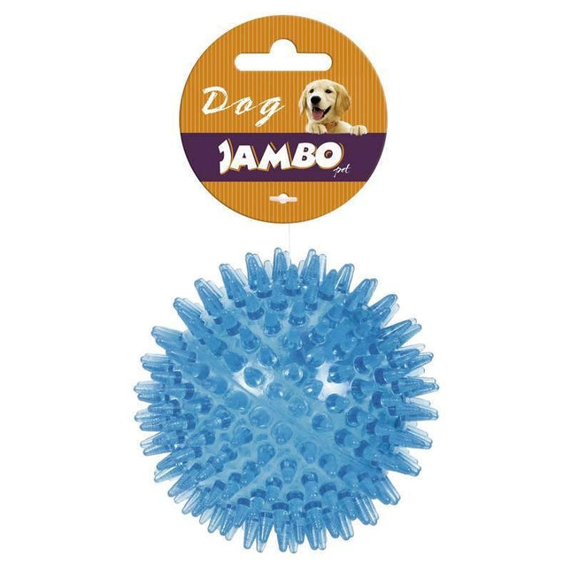 JAMBO BOLA TPR GD AZUL ESPINHO C/ SOM