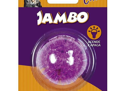 JAMBO BOLA LUZ ESPINHO MINI CAT ROXO