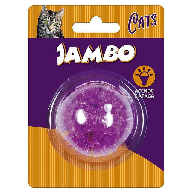JAMBO BOLA LUZ ESPINHO MINI CAT ROXO