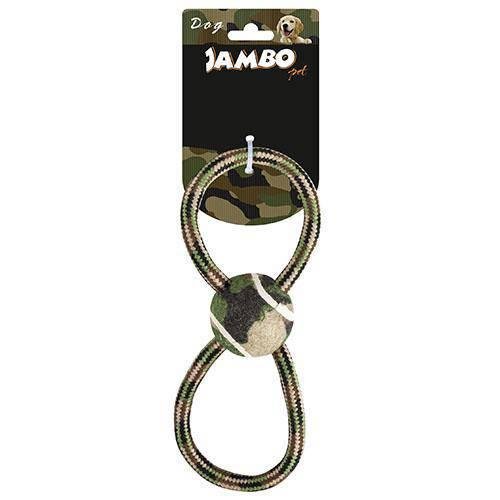 JAMBO BRINQ. CORDA MILITAR 8 BOLA DE TENIS