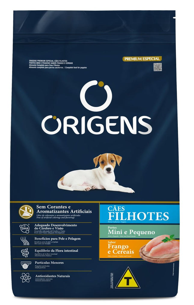 ORIGENS CAES FILHOTES MINI/PEQ. FRANGO/CEREAIS 3KG