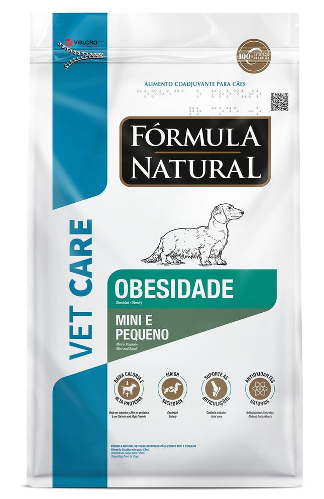 FORMULA NATURAL VET CARE CAES OBESIDADE MINI/PEQ. 2KG