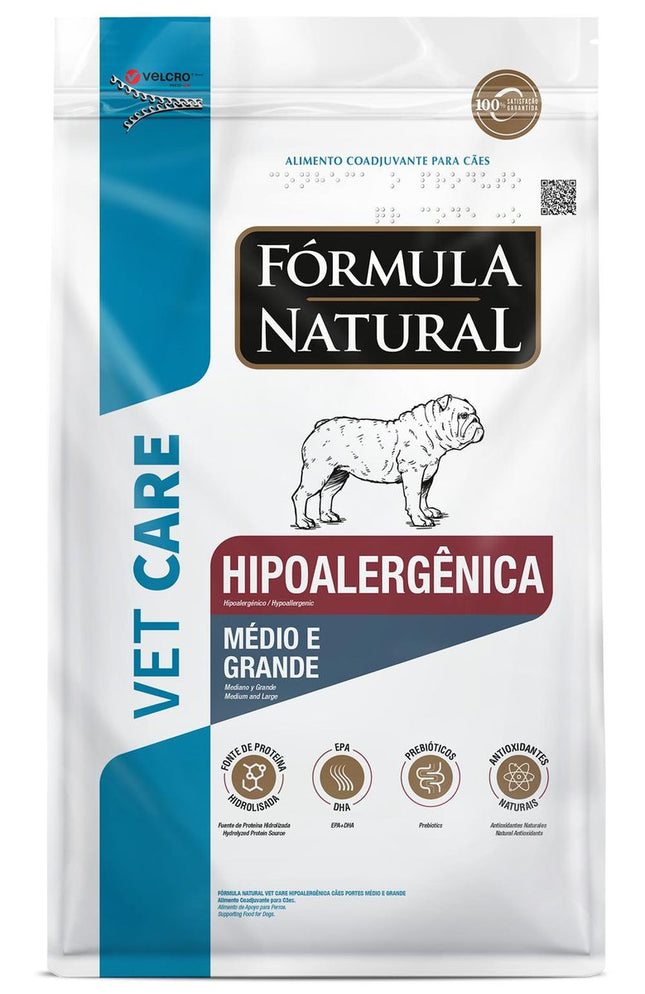 FORMULA NATURAL VET CARE CAES HIPO. MED/GRANDE 10,1KG