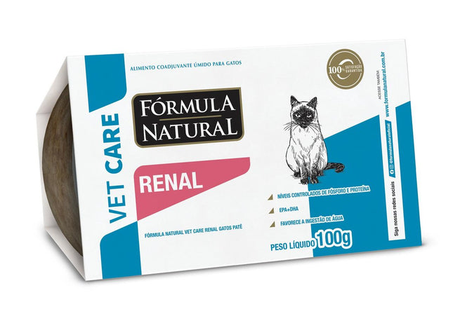FORMULA NATURAL VET CARE GATOS ALIMENTO UMIDO RENAL 100G