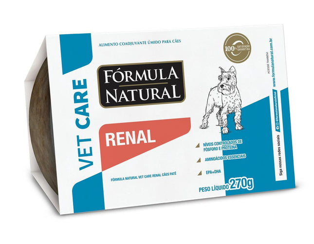 FORMULA NATURAL VET CARE CAES ALIMENTO UMIDO RENAL 270G