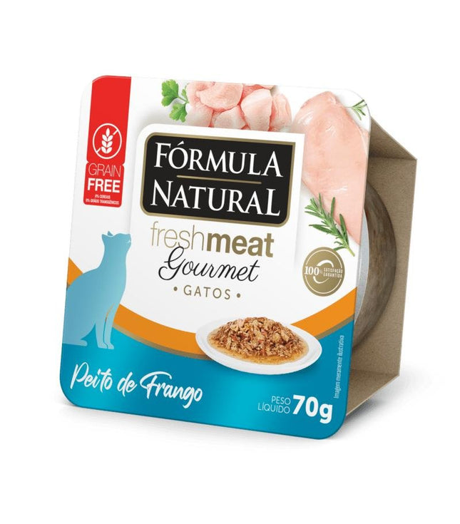 FORMULA NATURAL FRESH GOURMET GATOS PEITO DE FRANGO 70G