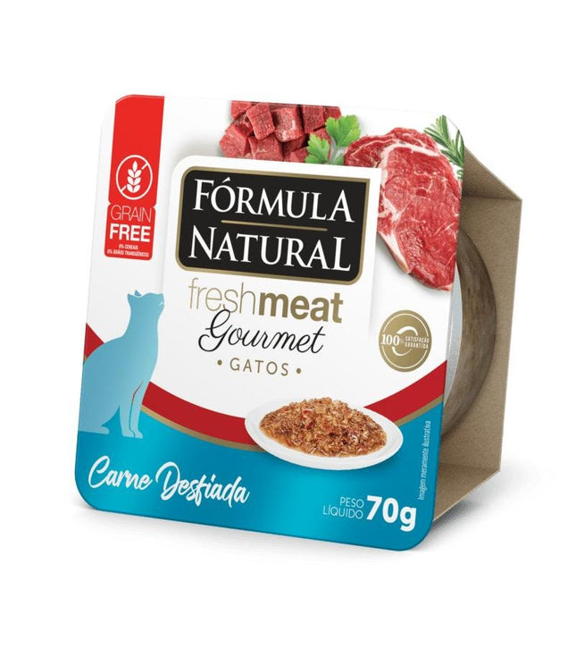 FORMULA NATURAL FRESH GOURMET GATOS CARNE 70G