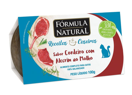 FORMULA NATURAL GATOS RECEITAS CASEIRAS CORDEIRO 100G
