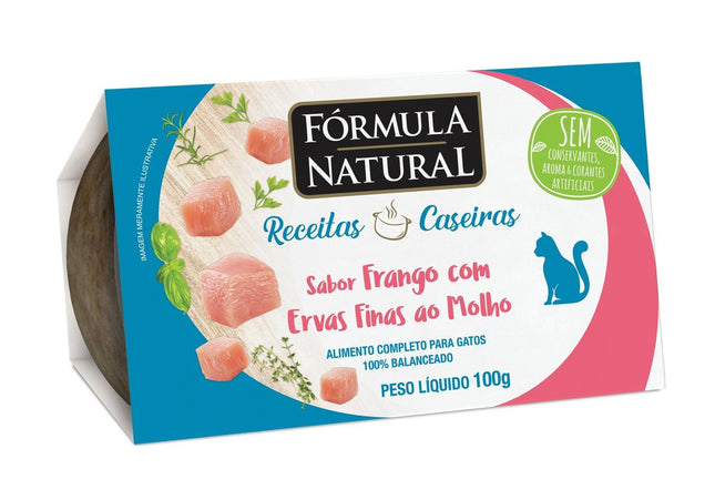 FORMULA NATURAL GATOS RECEITAS CASEIRAS FRANGO 100G
