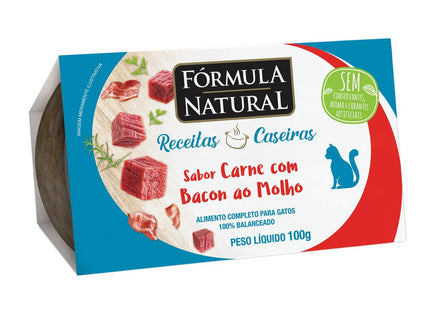 FORMULA NATURAL GATOS RECEITAS CASEIRAS CARNE 100G