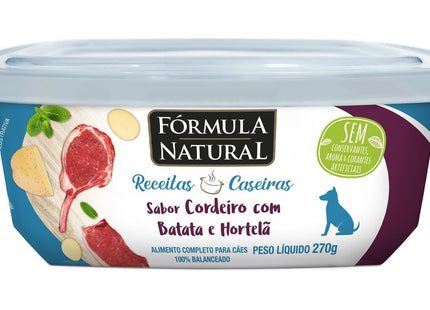 FORMULA NATURAL CAES RECEITAS CASEIRAS CORDEIRO 270G