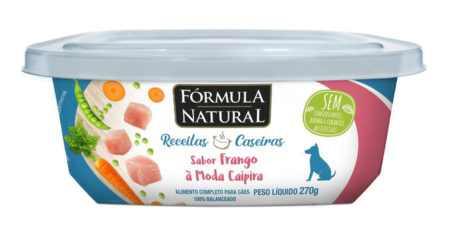 FORMULA NATURAL CAES RECEITAS CASEIRAS FRANGO 270G