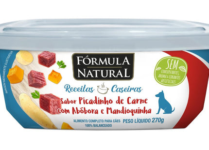 FORMULA NATURAL CAES RECEITAS CASEIRAS PICADINHO DE CARNE 270G