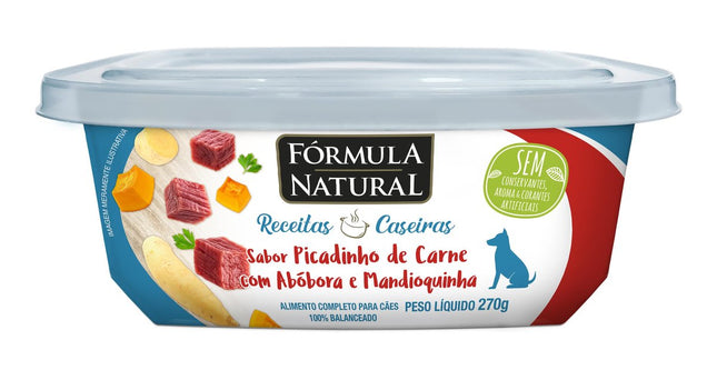 FORMULA NATURAL CAES RECEITAS CASEIRAS PICADINHO DE CARNE 270G