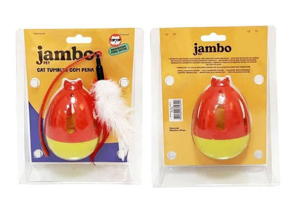 JAMBO BRINQ. CAT TUMBLER COM PENA