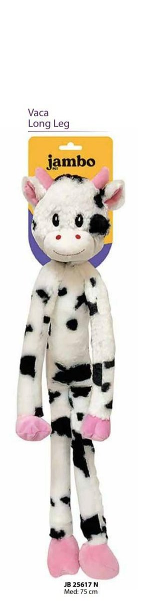 JAMBO BRINQ. PELUCIA LONGLEG VACA