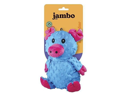 JAMBO BRINQ. PELUCIA SMALL SCAM PORCO AZUL