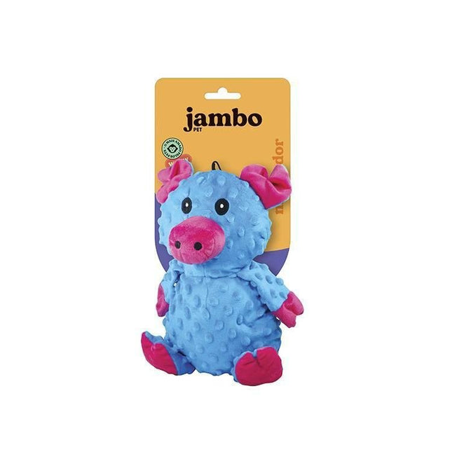 JAMBO BRINQ. PELUCIA SMALL SCAM PORCO AZUL