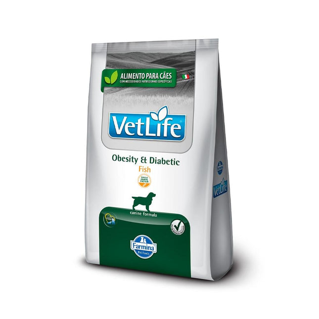 VET LIFE CAES OBESITY E DIABETIC FISH 10,1KG