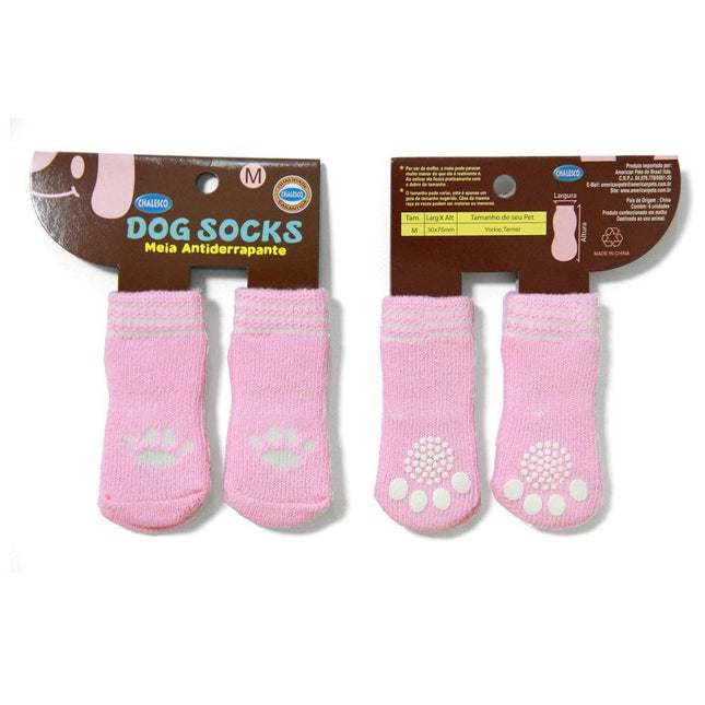 CHALESCO MEIA PARA PET ROSE M