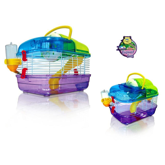 CHALESCO GAIOLA HAMSTER SUPER LUXO COMPLETA