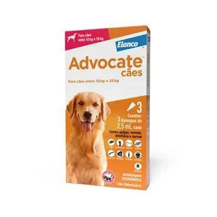 ELANCO ADVOCATE CAES 10 A 25KG 2,5ML (LEVE 3 PAGUE 2)