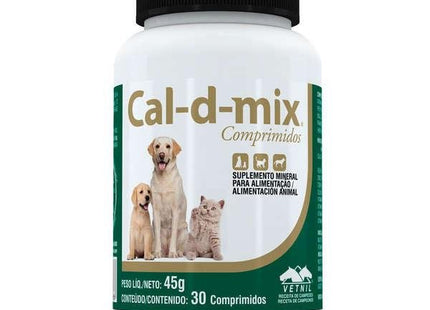 VETNIL CAL-D-MIX - 30 COMPRIMIDOS