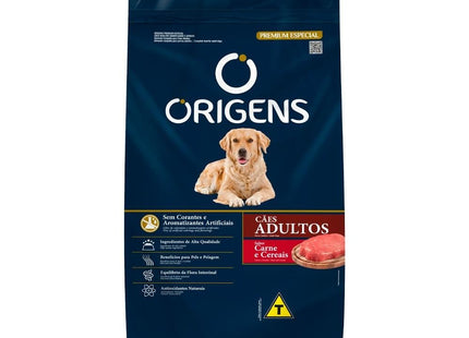 ORIGENS CAES ADULTOS CARNE/CEREAIS 15KG