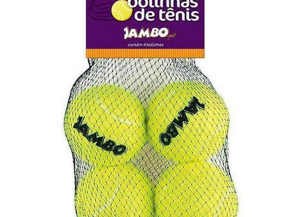 JAMBO BOLA DE TENIS AMARELA C/4 UNI