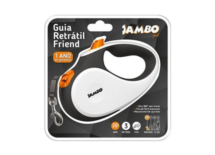 JAMBO GUIA RETRATIL FRIEND MINI BRANCA