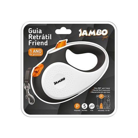 JAMBO GUIA RETRATIL FRIEND PEQUENA BRANCA