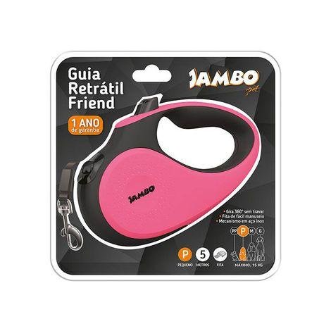 JAMBO GUIA RETRATIL FRIEND PEQUENA ROSA