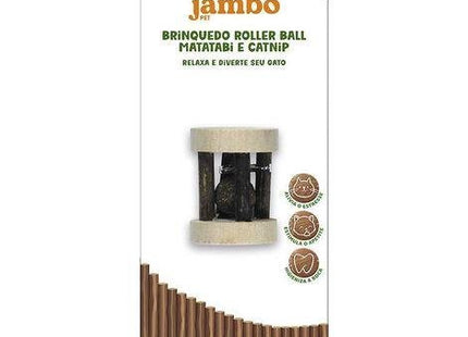 JAMBO BRINQ. ROLLER MATATABI CATNIP BALL