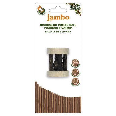 JAMBO BRINQ. ROLLER MATATABI CATNIP BALL
