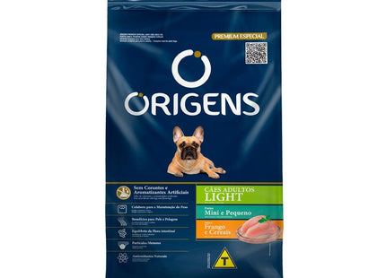 ORIGENS CAES ADULTOS LIGHT MINI/PEQ. FRANGO/CEREAIS 3KG