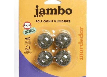 JAMBO BOLA CATNIP REFIL C/ 4 UNI