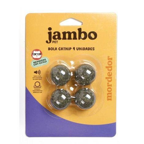JAMBO BOLA CATNIP REFIL C/ 4 UNI
