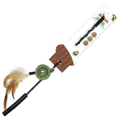 JAMBO VARA RODA CATNIP COM PENA