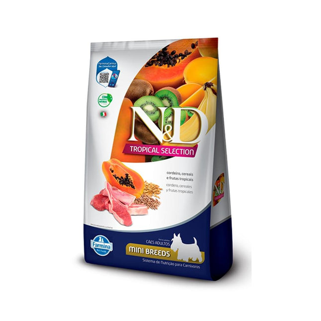 NED TROPICAL CAES ADULTOS CORDEIRO MINI 2KG