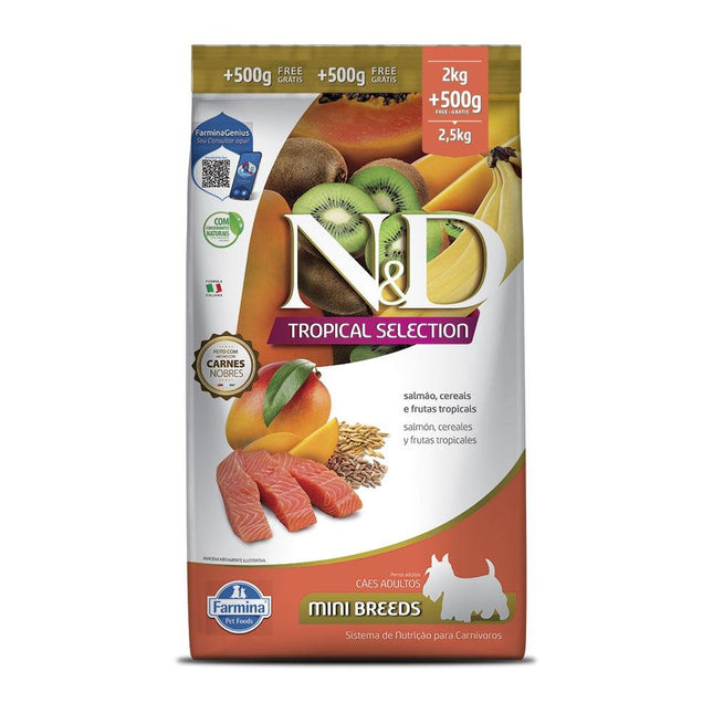 NED TROPICAL CAES ADULTOS SALMAO MINI 2,5KG