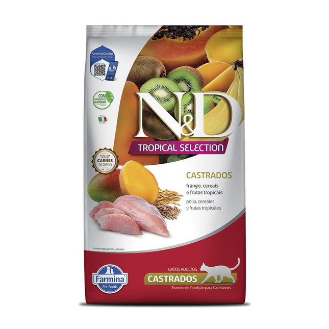 NED TROPICAL GATOS CASTRADO FRANGO 7KG 